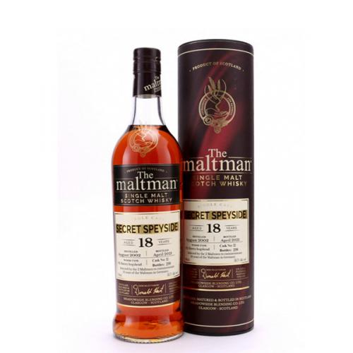 Macallan 'Secret Speyside' 2002 Maltman 18 Year